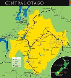 Central Otago Map